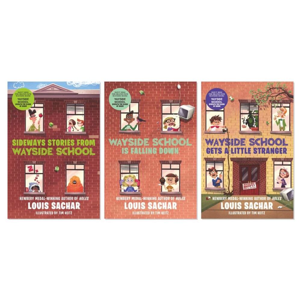 Wayside School Starter Pack - First 3 Adventures 3-Book Complete Bundle Set